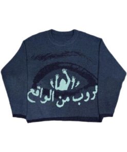 'Arabic Eyes' Knitted Sweater